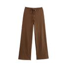 Conjunto Feminino Elegante De 2 Peças: Top Regata Sólido E Calça Vintage De Cintura Alta - Terno De Conjunto Feminino Elegante De 2 Peças: Top Regata Sólido E Calça Vintage De Cintura Alta - Terno De