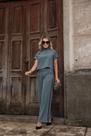 Conjunto Feminino Em Alfaiataria Calça E Blusa Diana