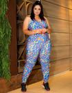 Conjunto Feminino Estampado com Calça Cós Alto e Top