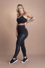 Conjunto Feminino Fitness Calça Cintura Alta Com Bolso Cirrê Legging E Top Cropped Alcinha Academia F7 NEW STYLE