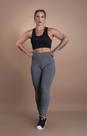 Conjunto Feminino Fitness Calça Legging Lisa Cintura Alta E Top Nadador Academia Treino F7 NEW STYLE