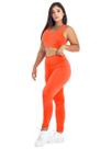 Conjunto Feminino Fitness Top Alça + Calça Legging Basica MAG853_902