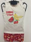 Conjunto feminino frutal