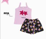 Conjunto feminino infantil 4 6 e 8
