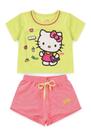 Conjunto Feminino Infantil Funday Hello Kitty Tamanho:1 anoCor:Verde