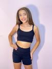 Conjunto Feminino Infantil Ginástica Kids Fitness Menina dunabella- top alçinha