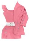 Conjunto Feminino Infantil Look De Inverno Blogueirinha 3 Pç