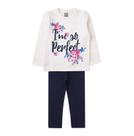 Conjunto feminino infantil moletom e legging