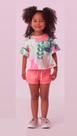 Conjunto Feminino Infantil Short e Blusa