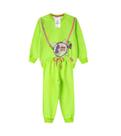Conjunto Feminino Infantil Super Cute Verde Neon Tam.4
