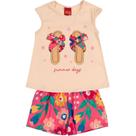 Conjunto feminino laranja shell 1001011-3450