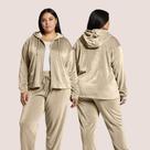 Conjunto Feminino Liso Moletom Plush Plus Size Toque Macio