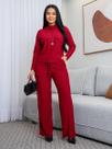 Conjunto Feminino Malha Cotelê Comfy Premium Inverno Cor:MarsalaTamanho:M Conjunto Feminino Malha Cotelê Comfy Premium Inverno Cor:MarsalaTamanho:M