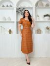 Conjunto Feminino material sintético Terra Prometida Bordado
