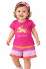 Conjunto Feminino menina verão Bicho Bagunça cor:rosatamanho:2 Conjunto Feminino menina verão Bicho Bagunça cor:rosatamanho:2