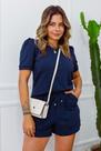 Conjunto feminino molecotton loli azul marinho