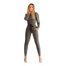 Conjunto Feminino Moletinho Manga Lomga Princesa Confortável Moderno Grafit