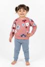 Conjunto Feminino Moletom Flores/Bichinhos Colorido Elian