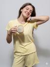 Conjunto Feminino Pijama Brisa Comfy Fresca, Confortável, Não Amassa não da bolinha