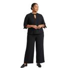 Conjunto Feminino Plus Size Air Flow Blusa com Detalhe na Gola Conjunto Feminino Plus Size Air Flow Blusa com Detalhe na Gola