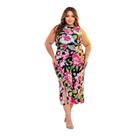Conjunto Feminino Plus Size Blusa e Calça Capri