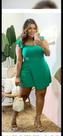 Conjunto feminino plus size cor verde Tamanho 52