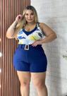 Conjunto feminino plus tamanho (G1) estampado