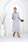 Conjunto Feminino Saia+ Blusa de Algodão com Elastano Instância Bela