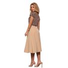 Conjunto Feminino Saia e Blusa Estampada Premium