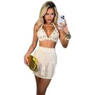 Conjunto Feminino Saia E top Rayon