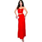 Conjunto feminino saia longa e cropped elegante Conjunto feminino saia longa e cropped elegante