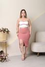 Conjunto Feminino Saia Midi com Fenda