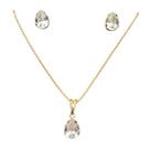 Conjunto Feminino Semijoia Banhado a Ouro 18k BR01268CL02097PG00342 Gota Conjunto Feminino Semijoia Banhado a Ouro 18k BR01268CL02097PG00342 Gota