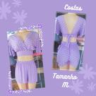 Conjunto feminino shorts e cropped