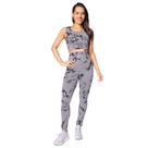 Conjunto Feminino Stella Luna Estampado Cinza Mescla Conjunto Feminino Stella Luna Estampado Cinza Mescla