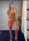 Conjunto Feminino Suede T Shirt E Calça Jogguer Sued Conjunto Feminino Suede T Shirt E Calça Jogguer Sued