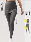 Conjunto Feminino Top + Legging Para Academia Ginástica Cores Variadas - Preto - GG
