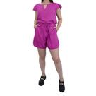 Conjunto Feminino Tre Fiori Blusa e Shorts Pink - 00244 Conjunto Feminino Tre Fiori Blusa e Shorts Pink - 00244