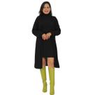 Conjunto Feminino Vestido Midi Tubinho com Cardigan Longo Elegante, Confortável e Versátil Tamanho M