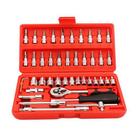Conjunto Ferramentas Socket 1/4 46 Pçs Taiwan