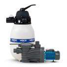 Conjunto filtrante para piscina gre200 com bomba claw 0.25hp