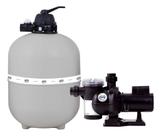 Conjunto Filtro GRE 400 + Bomba GRE 1/2 cv Para Piscina Até 42000 Litros By Fluidra