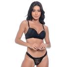 Conjunto Fio Duplo com Detalhes em Renda com Bojo Conjunto Fio Duplo com Detalhes em Renda com Bojo