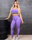 Conjunto fitnes lilas tam m Conjunto fitnes lilas tam m