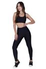 Conjunto Fitness 3D Cropped Bojo Removível e Legging Cintura Alta- C4 CONJUNTO BARBARA