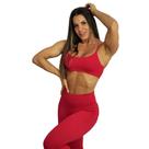 CONJUNTO FITNESS ACADEMIA CALÇA EMPINA BUMBUM E TOP VERMELHO - Tam único