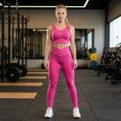 Conjunto Fitness Academia Top Bojo + Legging V1TTA Style V