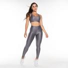 Conjunto Fitness Dily Alto Relevo Básico Disfarça Celulites Sem Transparência Academia