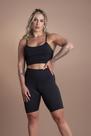 Conjunto Fitness Feminino Bermuda Lisa Academia Treino E Top Cropped Alcinha Moda F7 NEW STYLE