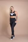 Conjunto Fitness Feminino Calça Legging Cintura Alta Bolso Tela E Top Sustentação Moda Treino Academia F7 NEW STYLE